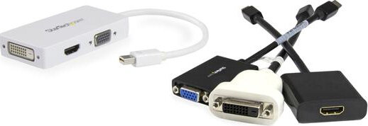 Mini DisplayPort naar VGA, DVI &amp; HDMI Adapter (3-in-1, wit)