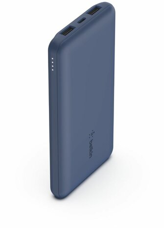 10K Powerbank (10.000 mAh, 15 Watt, blauw)