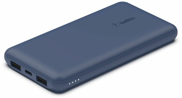 10K Powerbank (10.000 mAh, 15 Watt, blauw)