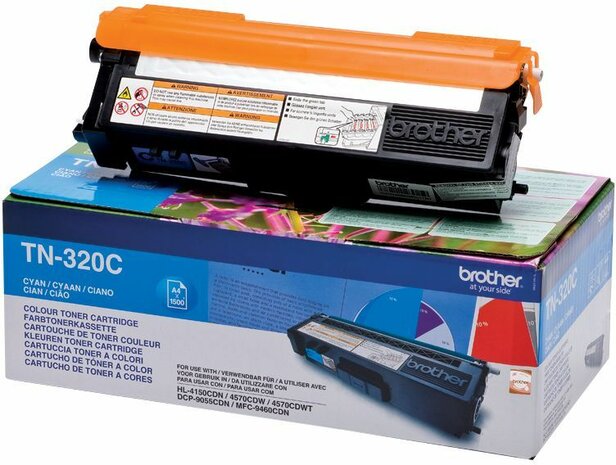 TN-320C toner cyaan (1500 afdrukken)