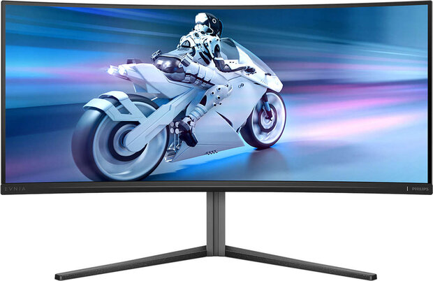 Evnia 6000 34M2C6500 OLED gaming curved 34&quot;, 3440 x 1440 WQHD, 175 Hz, 1000000:1, DisplayHDR 400 True Black, 0.03 ms, 2 x HDMI, DisplayPort, donker