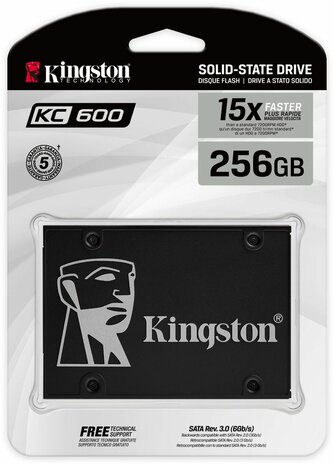 256 GB SKC600/256G KC600 SSD (encrypted, 2,5&quot;, SATA 6 Gb/s, 256-bit AES, SED, TCG Opal Encryption)