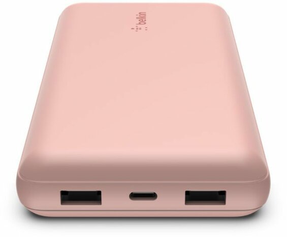 20K Powerbank 15 Watt (roze goud, 20.000 mAh, USB-Type-C)