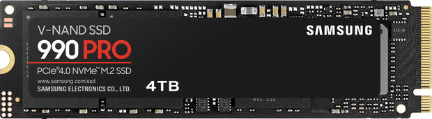 4000 GB 990 PRO MZ-V9P4T0BW SSD (M.2 2280, PCIe 4.0 x4 NVMe, 256-bit AES, TCG Opal Encryption)