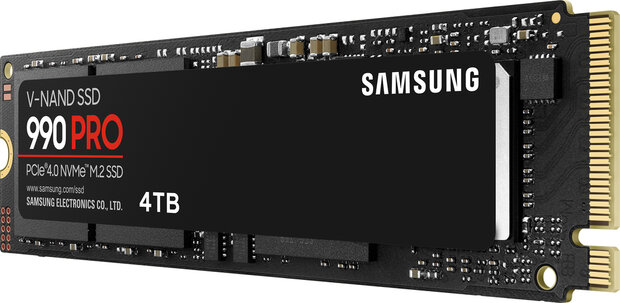 4000 GB 990 PRO MZ-V9P4T0BW SSD (M.2 2280, PCIe 4.0 x4 NVMe, 256-bit AES, TCG Opal Encryption)