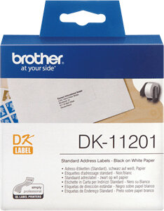 DK11201 Labels (400-pack, 29 x 90)