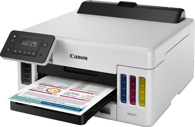 Maxify GX5050 Zero Cartridge Printer (incl. inkt voor 6.000 pag. zwart en 14.000 pag. kleur, WiFi, duplex)