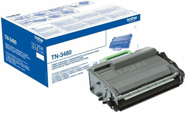 TN-3480 toner zwart (8.000 afdrukken)