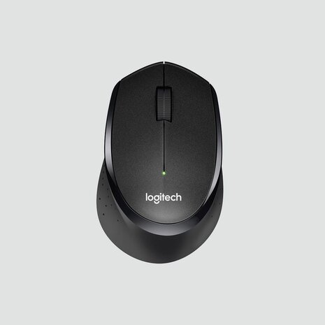 M330 Silent Plus Mouse (USB wireless receiver, zwart)