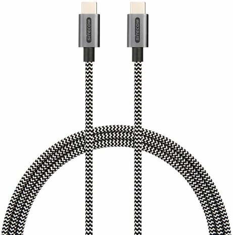 USB-C kabel M/M (laden &amp; sync, 3A snelladen, 1 m)