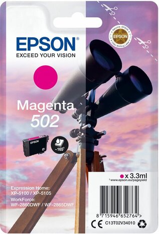 T02V3 inkjetcartridge 502 magenta (3,3 ml)