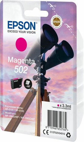 T02V3 inkjetcartridge 502 magenta (3,3 ml)