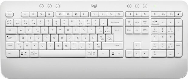 Signature K650 Keyboard (Bluetooth 5.1, Azerty, wit)