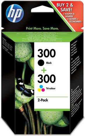 CN637EE inkjetcartridges nr. 300 (zwart en kleur)