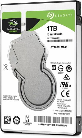 1000 GB ST1000LM048 Guardian BarraCuda Hard drive (SATA 6 Gb/s, 5400 rpm, 128 MB cache)