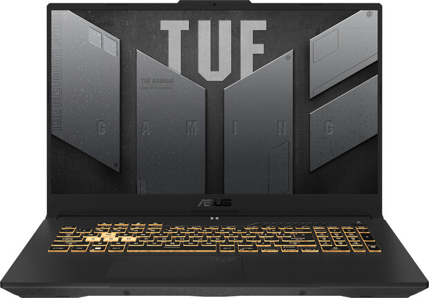 TUF F17 FX707VI-HX036W (17,3&quot; Full HD 144 Hz IPS G-Sync, Intel Core i7-13620H, 16 GB RAM, 1000 GB PCIe NVMe SSD, Geforce RTX 4070 8 GB, Windows 11 Home, grijs, Azerty)