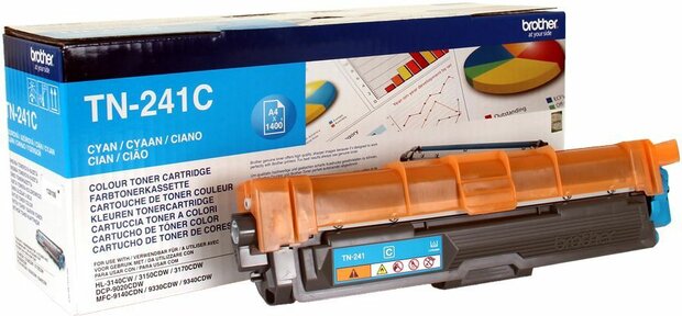 TN-241C toner cyaan (1400 afdrukken)