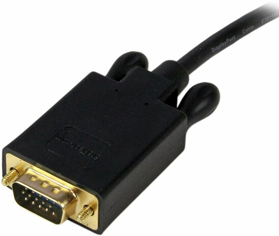 DisplayPort naar VGA Adapter Converter kabel (1,83 meter, actief, zwart)