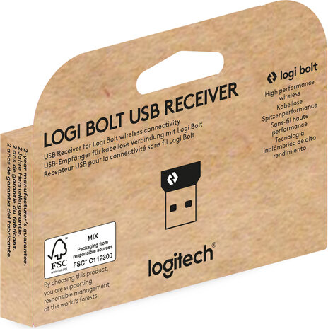 Bolt USB-ontvanger (zwart)