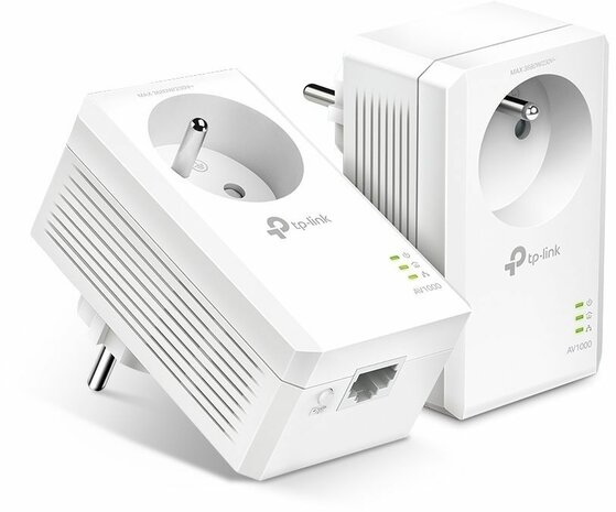 TL-PA7017P KIT Gigabit Passthrough Powerline Starter Kit (HomePlug AV, HomePlug AV 2.0, IEEE 1901, 2-pack)