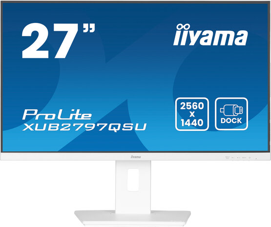 ProLite XUB2797QSU-W2 LED 27&quot;, 2560 x 1440 QHD, 100 Hz, IPS, 1300:1, 1 ms, HDMI, DisplayPort, speakers, mat wit