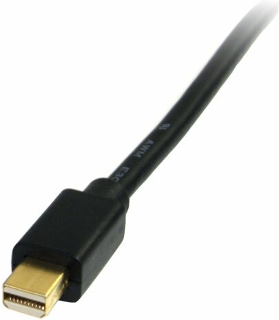 Mini DisplayPort naar VGA Adapterkabel (1,8 meter, 1920 x 1200, zwart)