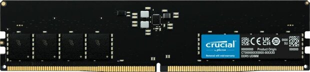 CT16G48C40U5 DDR5 16 GB, DIMM 288-pin, 4800 MHz, PC5-38400, CL40