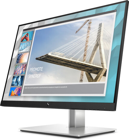 E24i G4 LED 24&quot;, 1920 x 1200 WUXGA, IPS, 1000:1, 5 ms, HDMI, VGA, DisplayPort, zwart