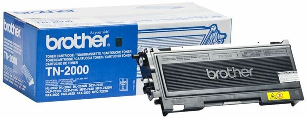 TN-2000 Toner zwart (2.500 afdrukken)