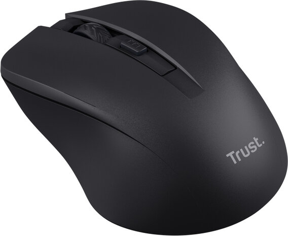 Mydo Silent Wireless Mouse (geavanceerde stille knoppen, zwart)