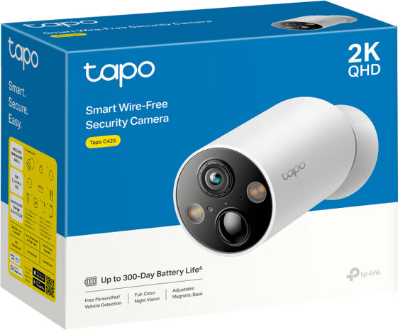 Tapo C425 Smart WireFree Security Camera (4-pack)