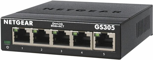 GS305-300PES Switch (5 x 10/100/1000 Mbps)