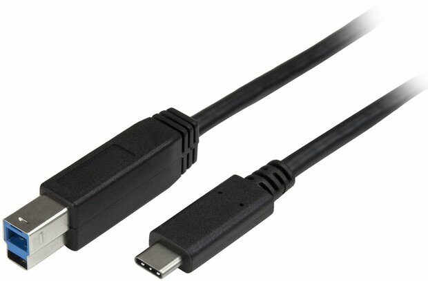 USB-C naar USB B kabel (M/M, USB 3.0, 2 meter)