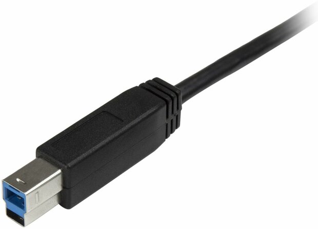 USB-C naar USB B kabel (M/M, USB 3.0, 2 meter)