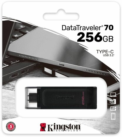 DT70/256GB Kingston DataTraveler 70 USB-C 3.2 FD 256 GB