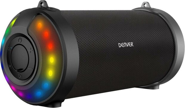 BTG-212 Bluetooth Speaker (met USB- en AUX-input, 85 Watt, meerkleurige LED)