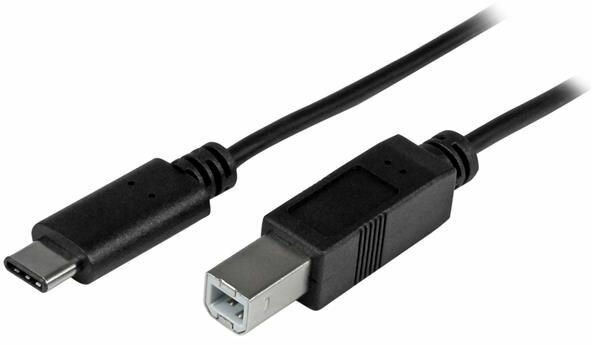 USB-C naar USB B kabel (M/M, USB 2.0, 2 meter)