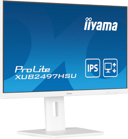 ProLite XUB2497HSU-W2 LED 24&quot;, 1920 x 1080 Full HD, 100 Hz, IPS, 1300:1, 1 ms, HDMI, DisplayPort, speakers, mat wit