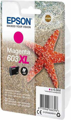 T03A3 inkjetcartridge 603XL magenta