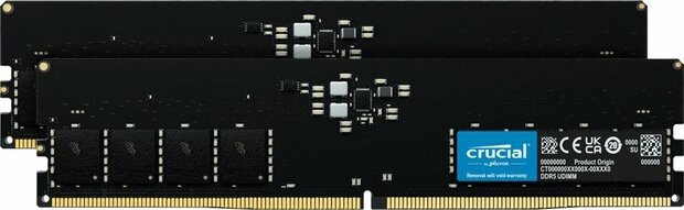 CT2K32G48C40U5 DDR5 64 GB, 4800 MHz, CL40, (2 x 32 GB)