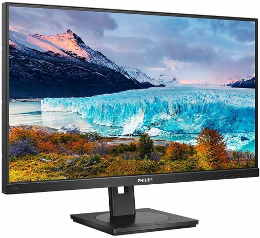 S-line 273S1 LED 27&quot;, 1920 x 1080 Full HD, IPS, 1000:1, 4 ms, HDMI, DisplayPort, USB-C, speakers, zwart