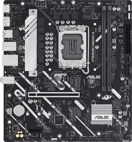 Socket 1851 : H810M-A-CSM PRIME (DDR5, 2 x M.2, DisplayPort, HDMI, mATX)