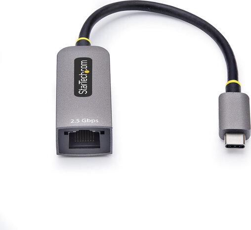 C22G-USB-ETHERNET 2.5GbE USB-C naar Ethernet Adapter (USB-C 3.2 Gen 1, Thunderbolt 3, 10M/100M/1G/2.5 Gigabit Ethernet, grijs)