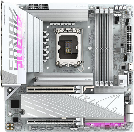 Socket 1851 : B860M AORUS ELITE WIFI6E ICE (DDR5, 3 x M.2)