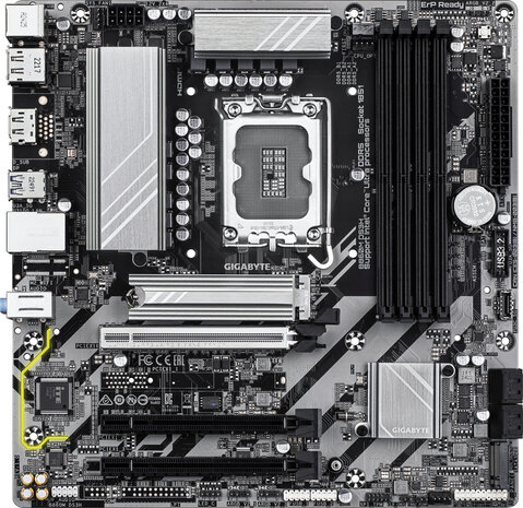 Socket 1851 : B860M DS3H (DDR5, 2 x M.2, 2 x DisplayPort, HDMI, mATX)