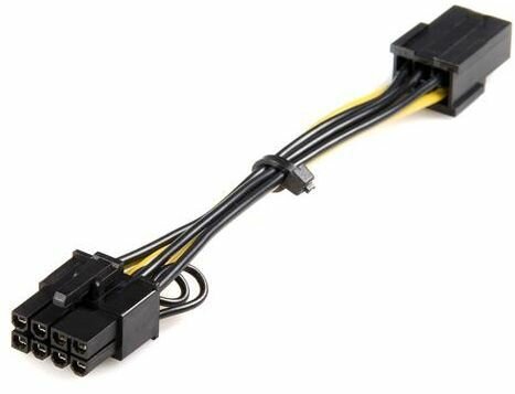 PCI Express 6-pin naar 8-pin voedingskabel