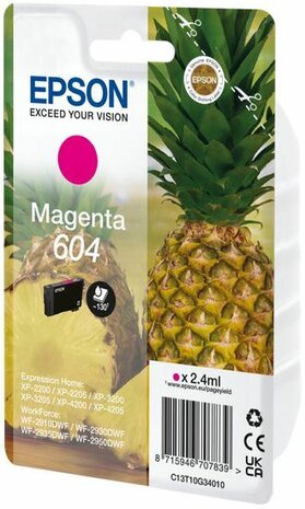 Inkjetcartridge 604 magenta (2,4 ml)