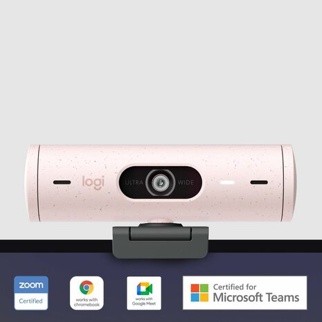 Brio 500 Webcam (1920 x 1080, audio, USB-C, roze)