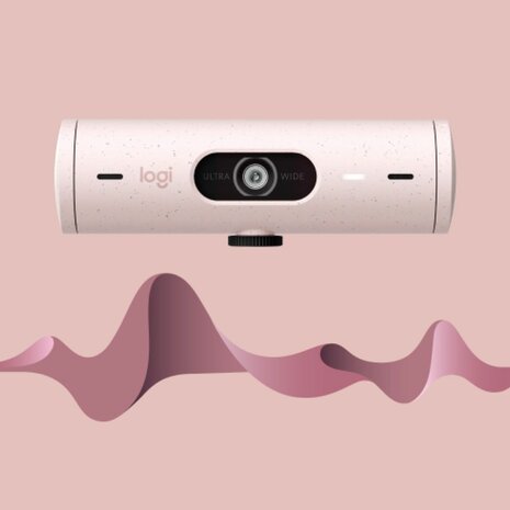 Brio 500 Webcam (1920 x 1080, audio, USB-C, roze)