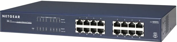 JGS516-200EUS ProSafe 16-poort  Gigabit Rackmountable Switch